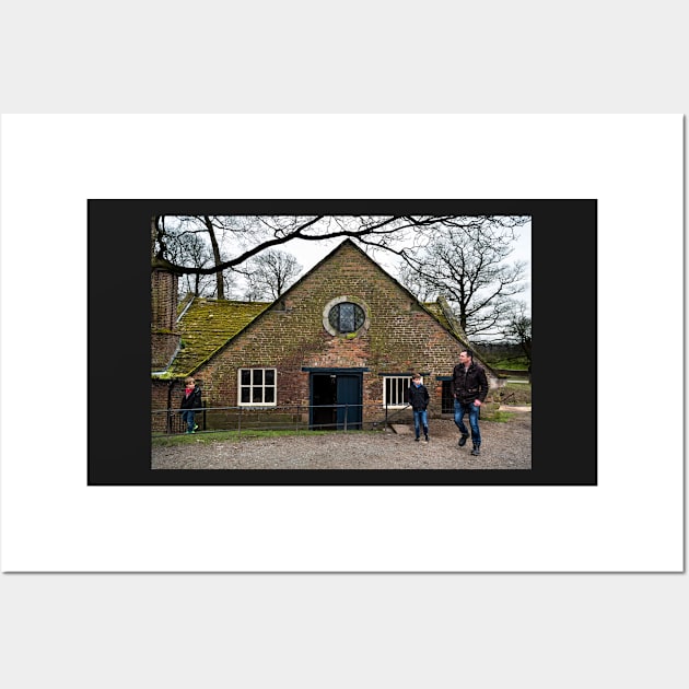 Dunham Massey -Outside the Mill Wall Art by jasminewang